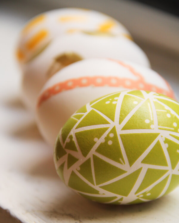Washi Tape Easter Eggs