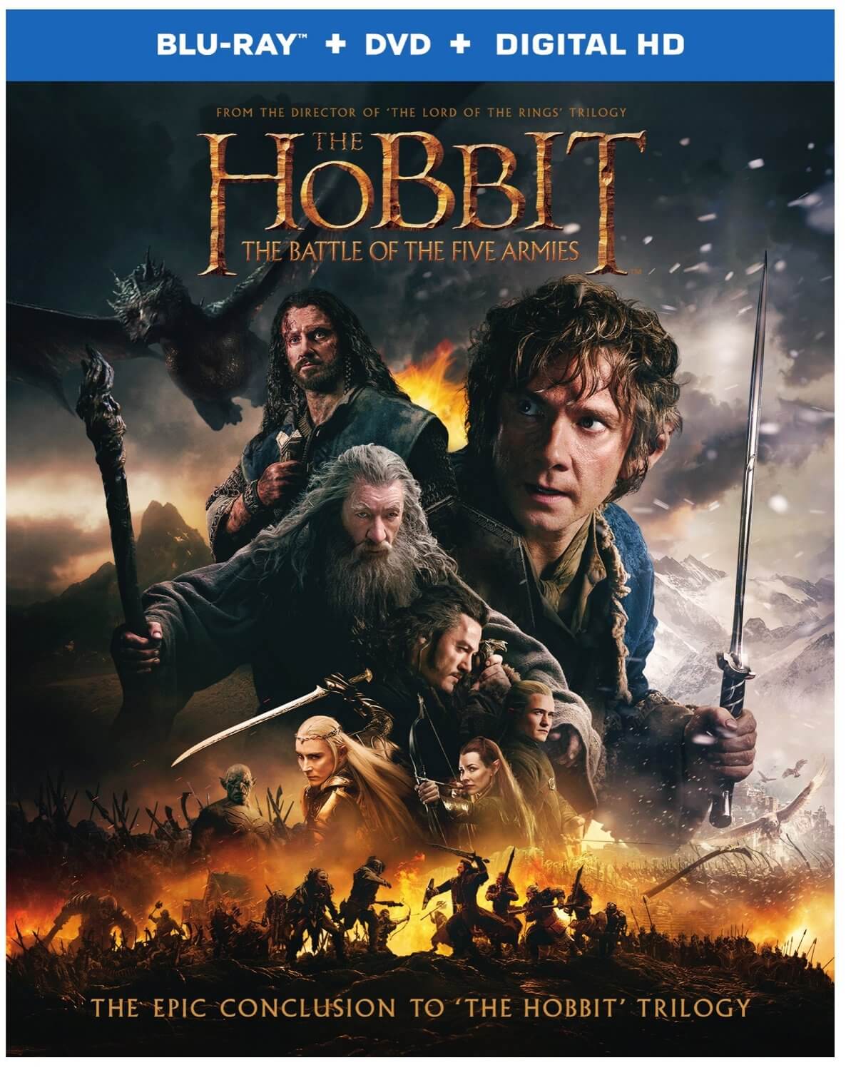 Hobbit 3 Battle of Five Armies DVD