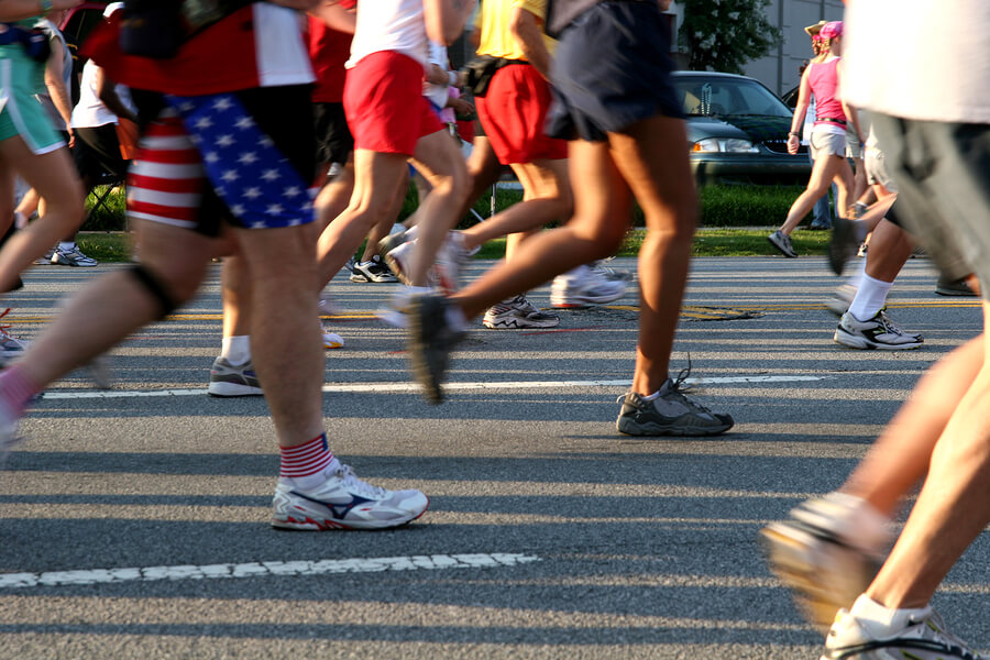 Runners,Walkers,Marathon,Race
