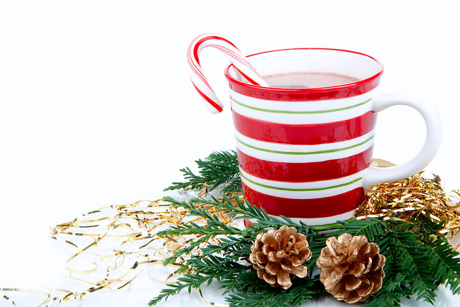 Christmas gifts for anyone, Christmas mug of hot cocoa as holiday gift