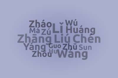 chinese surnames