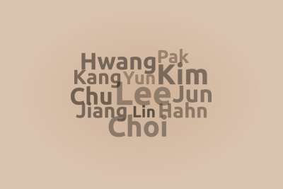 Korean last names