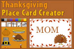 Thanksgiving Place Card Creator