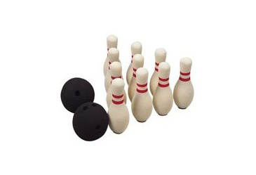 tabletop game, foam bowling