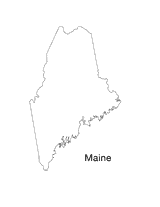 Maine State Map