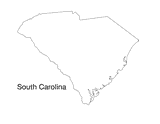 South Carolina State Map