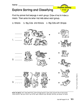 Sorting and Classifying