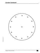 Circular Geoboard