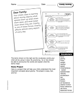 Moving Objects: Family Activity