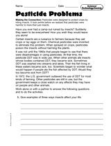 Science, Technology and Society: Pesticide Problems