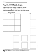 Healthful Foods Bingo