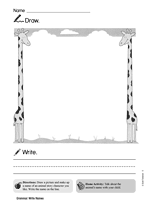 Writing Names - Grammar Skill (Gr. K)