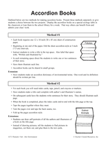 Ecology Accordion Books