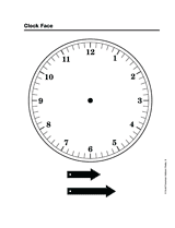 Clock Face, Grades 3-6