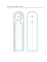 Cuisenaire Angle Ruler