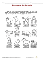 Recognize the Adverbs