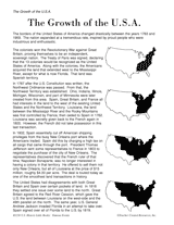 Learn About the Growth of the USA