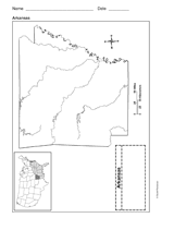 Map of Arkansas