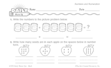 Math Warm-Up 9 for Gr. 1 & 2: Numbers and Numeration