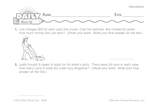 Math Warm-Up 100 for Gr. 3 & 4: Operations