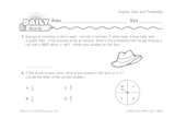 Math Warm-Up 189 for Gr. 3 & 4: Graphs, Data & Probability