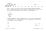 Math Warm-Up 258 for Gr. 3 & 4: Algebra, Patterns & Functions