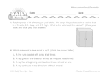 Math Warm-Up 139 for Gr. 5 & 6: Measurement & Geometry