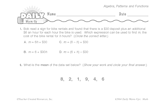 Math Warm-Up 258 for Gr. 5 & 6: Algebra, Patterns & Functions