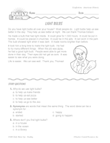 Reading Warm-Up 46 for Gr. 1 & 2: American History