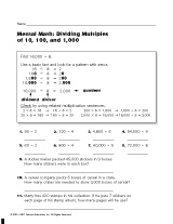 Dividing Multiples of 10, 100, and 1,000