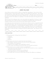 Anne Sullivan Biography: A Reading Warm-Up