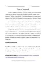 Siege of Leningrad