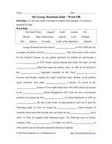 Sir George Houstoun Reid – Word Fill