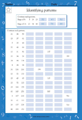 Identifying Number Patterns I (Grade 4)