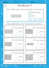 Dividing by 5 (Grade 3)