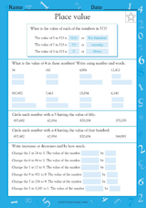 Place Value to Hundred Thousands