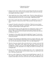 A Diamond in the Desert Discussion Questions