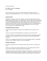 Mindscape Curriculum Guide