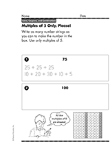 Multiples of 5 Only, Please!