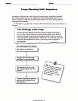 Target Reading Skill: Sequence
